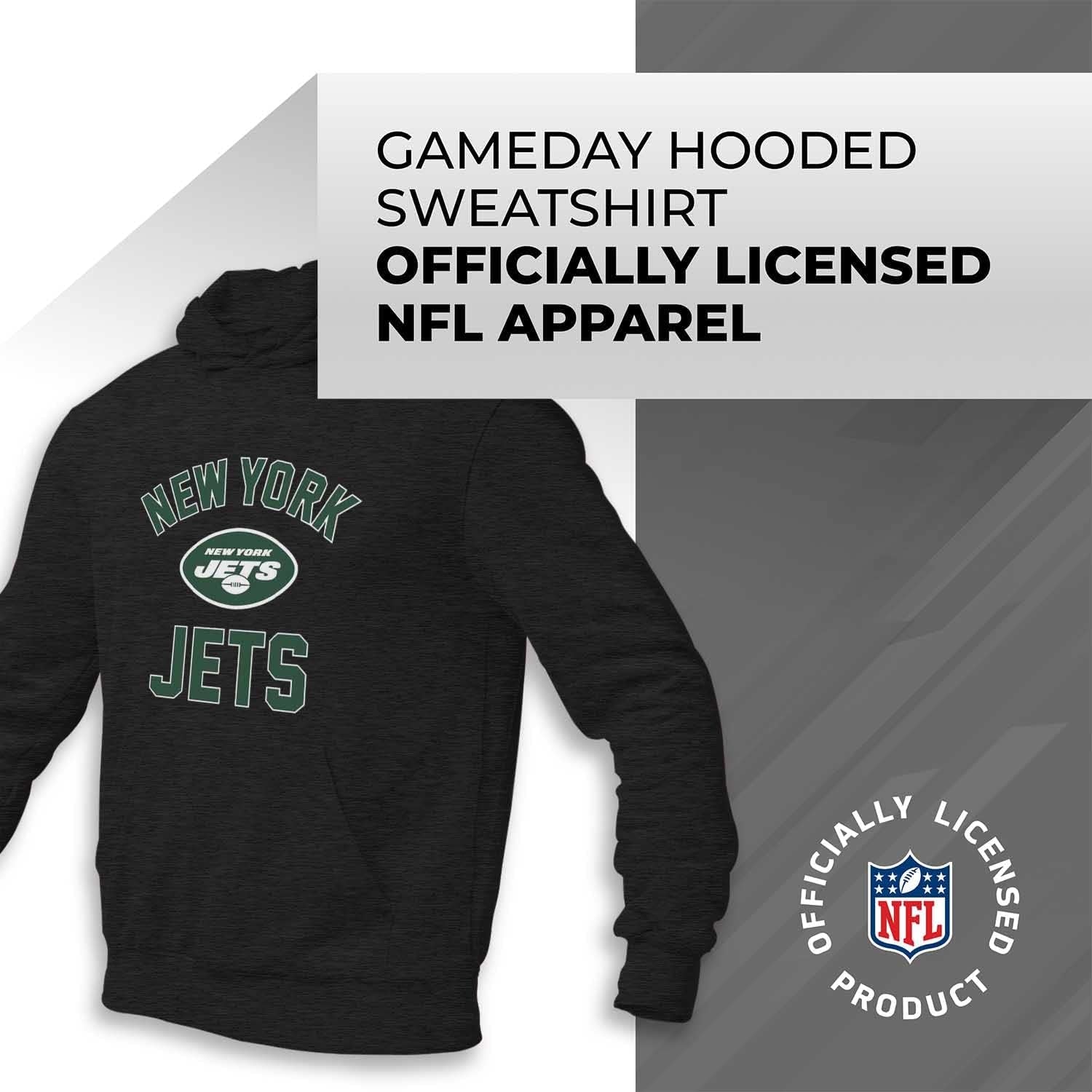 NFL Gameday Adult Hooded Sweatshirt, Pro Football Fleece Hoodie Pullover Sweatshirt