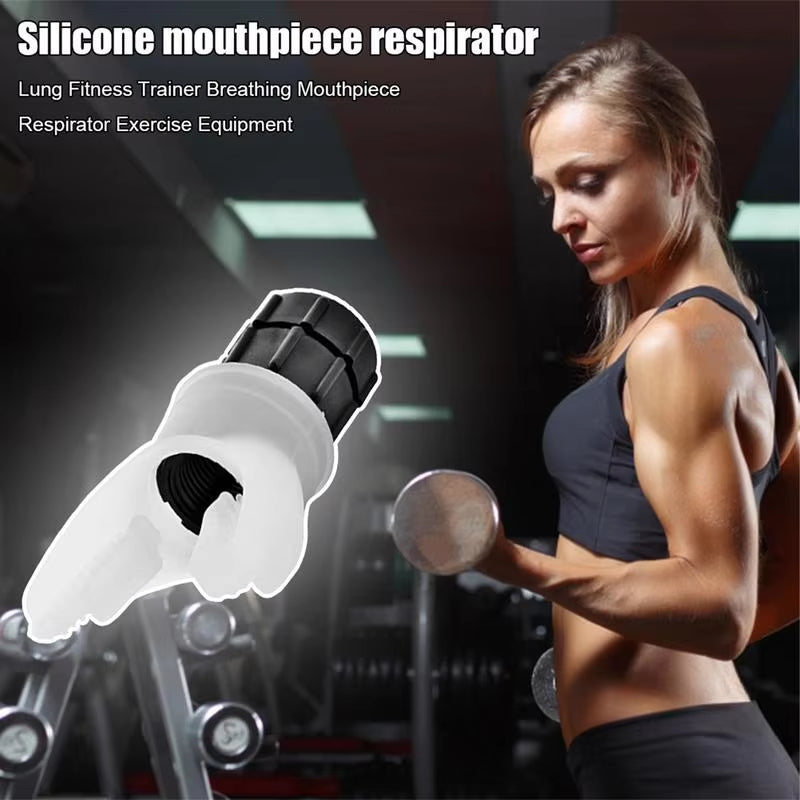 Sports Breathing Trainer Portable Lung Capacity Abdominal Breathing Trainer with Adjustable Intensity Knob Improve Strength