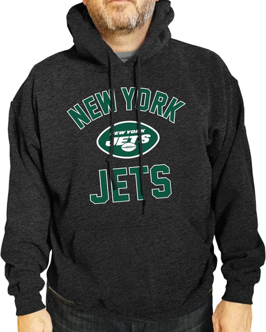 NFL Gameday Adult Hooded Sweatshirt, Pro Football Fleece Hoodie Pullover Sweatshirt