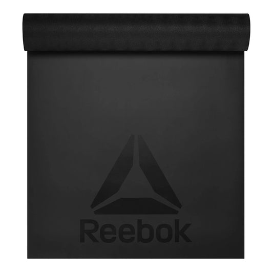 Reebok 5Mm Sure-Grip Fitness Mat, Ultimate Grip, Black